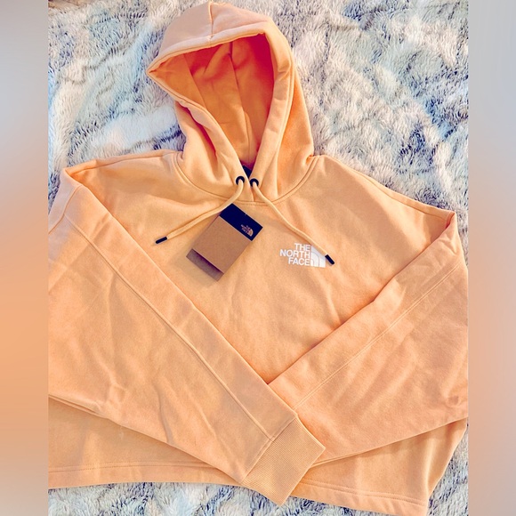 NWT The North Face Coordinates Hoodie with Back Graphic in Apricot XL - Picture 2 of 10